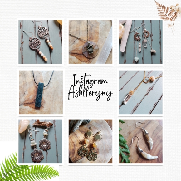 Pure & Simple Clear Quartz Hoops Boho Earrings - Picture 4 of 4